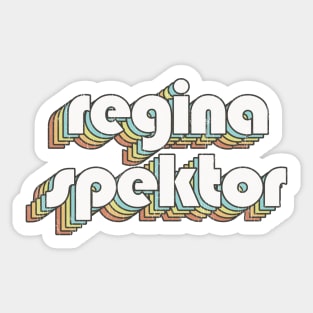 Regina Spektor / Rainbow Vintage Sticker